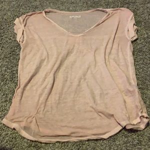 see through pink shirt